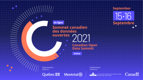 Canadian Open Data Summit, 15-16 settembre