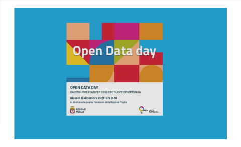 16 dicembre - Open Data day 2021 della Regione Puglia